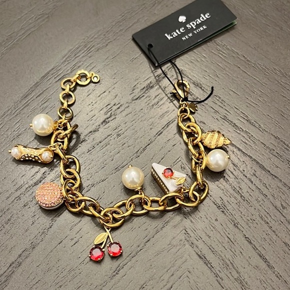kate spade Jewelry - Kate Spade Pastry Shop Charm Bracelet